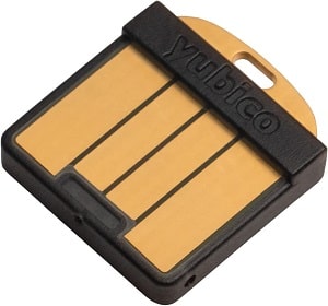 Yubico - YubiKey 5 Nano - Clave de Seguridad para autenticación de Dos factores (2FA), conexión a través de USB-A, tamaño Compacto, Certificado FIDO