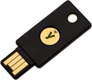Yubico YubiKey 5 NFC, 2 Pasos de autenticación USB y NFC Security Key, Compatible con Puertos USB-A y Dispositivos móviles NFC, Protege Sus Cuentas en línea